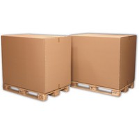 2-Hullámú raklap méretű dobozok