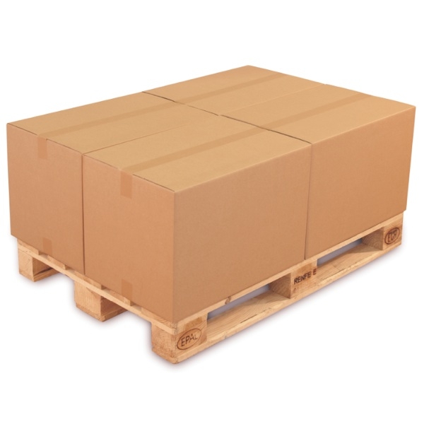 2-Hullámú EUR raklap szabványos dobozok